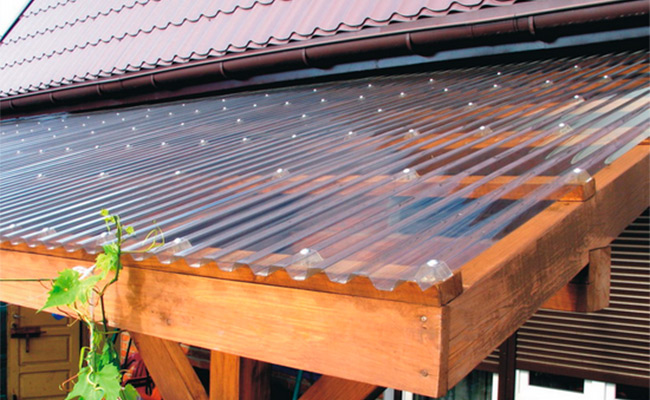 Прозрачная крыша для террасы